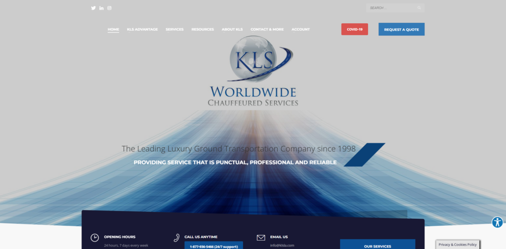 Ground Travel and Logistics _ KLS Worldwide Chauffeured Services