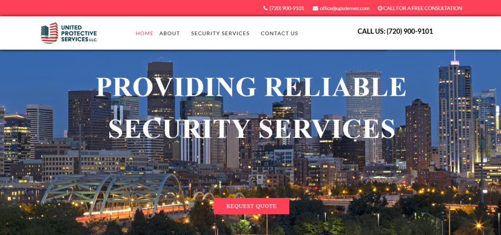 Security Guard Services designed by cyberset